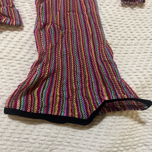 🖤New New Rainbow Fishnet Swimsuit Coverup🖤 - Picture 4 of 5